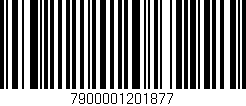 Código de barras (EAN, GTIN, SKU, ISBN): '7900001201877'