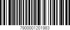 Código de barras (EAN, GTIN, SKU, ISBN): '7900001201983'
