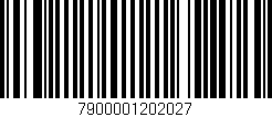 Código de barras (EAN, GTIN, SKU, ISBN): '7900001202027'