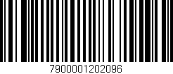 Código de barras (EAN, GTIN, SKU, ISBN): '7900001202096'