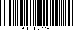 Código de barras (EAN, GTIN, SKU, ISBN): '7900001202157'