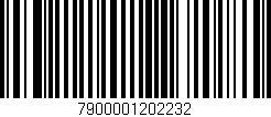 Código de barras (EAN, GTIN, SKU, ISBN): '7900001202232'
