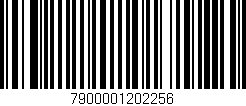 Código de barras (EAN, GTIN, SKU, ISBN): '7900001202256'