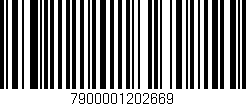 Código de barras (EAN, GTIN, SKU, ISBN): '7900001202669'