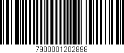 Código de barras (EAN, GTIN, SKU, ISBN): '7900001202898'