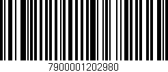 Código de barras (EAN, GTIN, SKU, ISBN): '7900001202980'