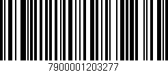 Código de barras (EAN, GTIN, SKU, ISBN): '7900001203277'