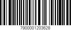 Código de barras (EAN, GTIN, SKU, ISBN): '7900001203628'