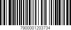 Código de barras (EAN, GTIN, SKU, ISBN): '7900001203734'
