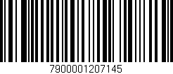 Código de barras (EAN, GTIN, SKU, ISBN): '7900001207145'