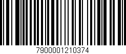 Código de barras (EAN, GTIN, SKU, ISBN): '7900001210374'
