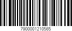 Código de barras (EAN, GTIN, SKU, ISBN): '7900001210565'