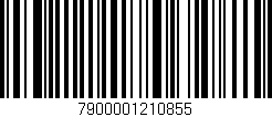 Código de barras (EAN, GTIN, SKU, ISBN): '7900001210855'