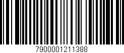 Código de barras (EAN, GTIN, SKU, ISBN): '7900001211388'