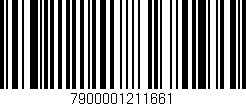 Código de barras (EAN, GTIN, SKU, ISBN): '7900001211661'