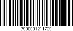 Código de barras (EAN, GTIN, SKU, ISBN): '7900001211739'
