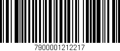 Código de barras (EAN, GTIN, SKU, ISBN): '7900001212217'