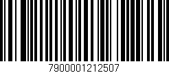 Código de barras (EAN, GTIN, SKU, ISBN): '7900001212507'
