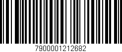 Código de barras (EAN, GTIN, SKU, ISBN): '7900001212682'