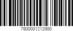 Código de barras (EAN, GTIN, SKU, ISBN): '7900001212880'