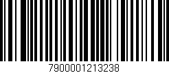 Código de barras (EAN, GTIN, SKU, ISBN): '7900001213238'