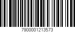 Código de barras (EAN, GTIN, SKU, ISBN): '7900001213573'