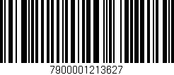 Código de barras (EAN, GTIN, SKU, ISBN): '7900001213627'