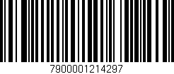 Código de barras (EAN, GTIN, SKU, ISBN): '7900001214297'