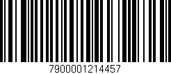 Código de barras (EAN, GTIN, SKU, ISBN): '7900001214457'