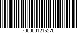 Código de barras (EAN, GTIN, SKU, ISBN): '7900001215270'