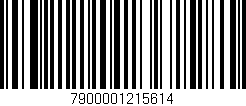 Código de barras (EAN, GTIN, SKU, ISBN): '7900001215614'
