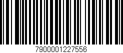 Código de barras (EAN, GTIN, SKU, ISBN): '7900001227556'