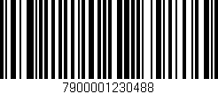 Código de barras (EAN, GTIN, SKU, ISBN): '7900001230488'