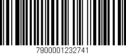 Código de barras (EAN, GTIN, SKU, ISBN): '7900001232741'