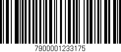 Código de barras (EAN, GTIN, SKU, ISBN): '7900001233175'