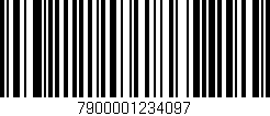 Código de barras (EAN, GTIN, SKU, ISBN): '7900001234097'