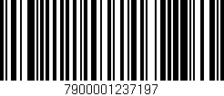 Código de barras (EAN, GTIN, SKU, ISBN): '7900001237197'