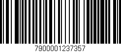 Código de barras (EAN, GTIN, SKU, ISBN): '7900001237357'