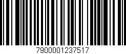 Código de barras (EAN, GTIN, SKU, ISBN): '7900001237517'