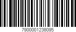 Código de barras (EAN, GTIN, SKU, ISBN): '7900001238095'