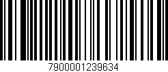 Código de barras (EAN, GTIN, SKU, ISBN): '7900001239634'