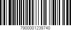 Código de barras (EAN, GTIN, SKU, ISBN): '7900001239740'