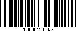 Código de barras (EAN, GTIN, SKU, ISBN): '7900001239825'