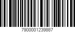 Código de barras (EAN, GTIN, SKU, ISBN): '7900001239887'