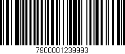 Código de barras (EAN, GTIN, SKU, ISBN): '7900001239993'