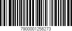Código de barras (EAN, GTIN, SKU, ISBN): '7900001256273'