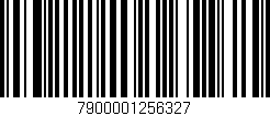 Código de barras (EAN, GTIN, SKU, ISBN): '7900001256327'