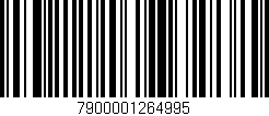 Código de barras (EAN, GTIN, SKU, ISBN): '7900001264995'
