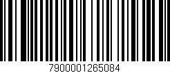 Código de barras (EAN, GTIN, SKU, ISBN): '7900001265084'