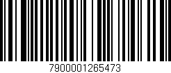 Código de barras (EAN, GTIN, SKU, ISBN): '7900001265473'